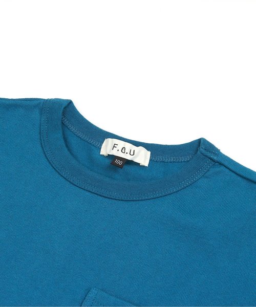 F.O.U(エフオーユー)の「/ワイドTシャツ(Tシャツ/カットソー・キッズ・ブラック/ベージュ/グリーン/ブルー・140/130/120/100/110)」の9枚目の写真