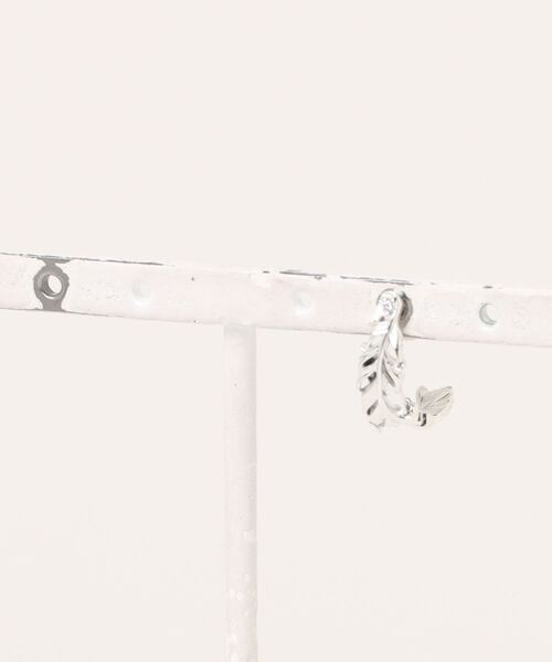 【セール】SAINTS/ホワイトフェザー&ジルコニアピアス（ピアス（片耳用））｜SAINTS（セインツ）