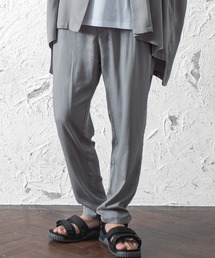 MinoriTY | 【2020春夏新作】とろみ素材ワイドテーパードパンツ【セットアップ対象商品あり】(スラックス)