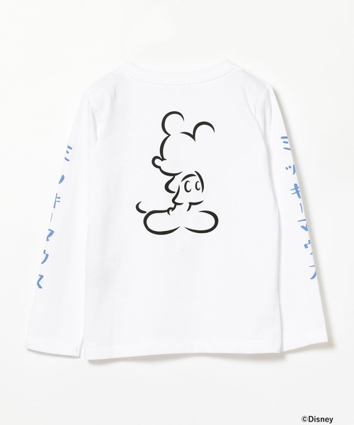 セール B Ming By Beams Disney ミッキーマウス ロングスリーブ Tシャツ 80 150cm Tシャツ カットソー B Ming By Beams ビーミングバイビームス のファッション通販 Zozotown