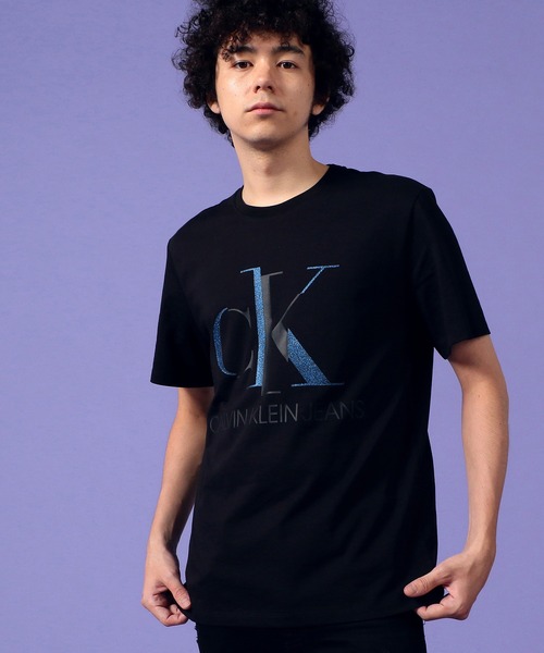 セール グロッシープリント ロゴ クルーネック ショートスリーブtシャツ Tシャツ カットソー Calvin Klein カルバン クライン のファッション通販 Zozotown