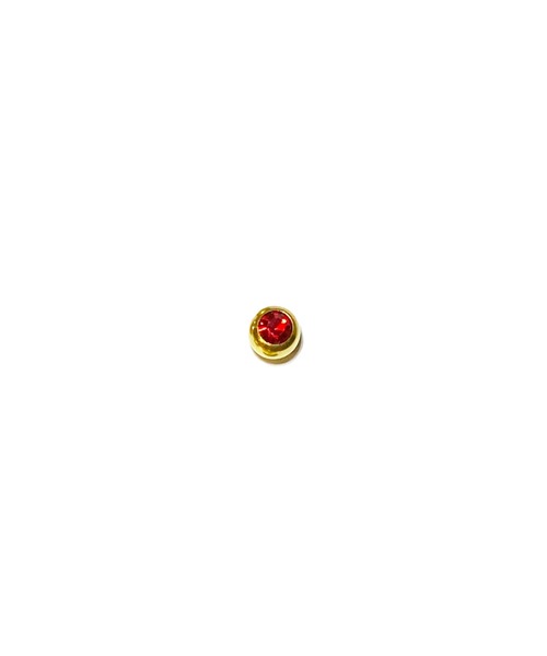 MORPH(モルフ)の「MORPH モルフ スワロフスキーボディピアスキャッチ 16ゲージ 5mm GOLD(ピアス(片耳用)・レディース・ラベンダー/エメラルド/ライトグリーン/ブルー/ライトピンク/レインボー/ブラック/ローズ/スカイブルー/バイオレット/クリア/レッド・5)」の16枚目の写真
