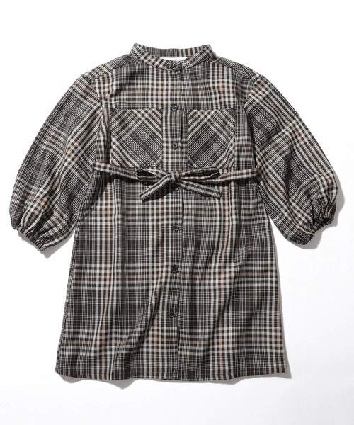 セール 110 130 150cm ママとおそろい2wayチェックワンピース クイックドライ 防シワ マシンウォッシャブル ワンピース The Shop Tk ザ ショップ ティーケー のファッション通販 Zozotown