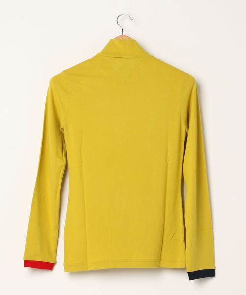 TOMMY HILFIGER GOLF（トミー ヒルフィガー ゴルフ）の「[トミー ヒルフィガー ゴルフ] ロゴ　ストレッチ　タートル　ネック（Tシャツ/カットソー・レディース・ホワイト/マスタード/グレー/ネイビー/レッド/ピンク・LL/L/M/S）」の15枚目の写真