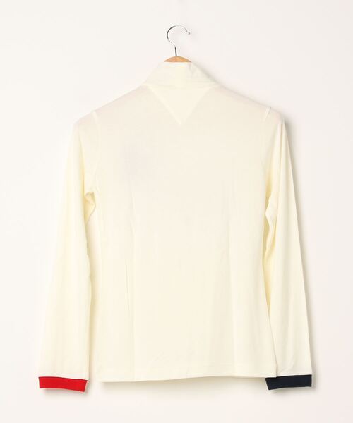 TOMMY HILFIGER GOLF（トミー ヒルフィガー ゴルフ）の「[トミー ヒルフィガー ゴルフ] ロゴ　ストレッチ　タートル　ネック（Tシャツ/カットソー・レディース・ホワイト/マスタード/グレー/ネイビー/レッド/ピンク・LL/L/M/S）」の14枚目の写真