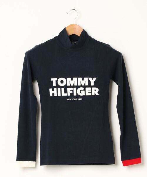 TOMMY HILFIGER GOLF（トミー ヒルフィガー ゴルフ）の「[トミー ヒルフィガー ゴルフ] ロゴ　ストレッチ　タートル　ネック（Tシャツ/カットソー・レディース・ホワイト/マスタード/グレー/ネイビー/レッド/ピンク・LL/L/M/S）」の17枚目の写真