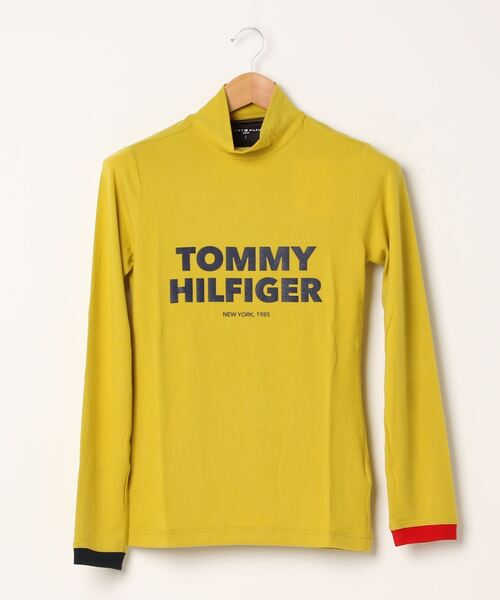 TOMMY HILFIGER GOLF（トミー ヒルフィガー ゴルフ）の「[トミー ヒルフィガー ゴルフ] ロゴ　ストレッチ　タートル　ネック（Tシャツ/カットソー・レディース・ホワイト/マスタード/グレー/ネイビー/レッド/ピンク・LL/L/M/S）」の20枚目の写真