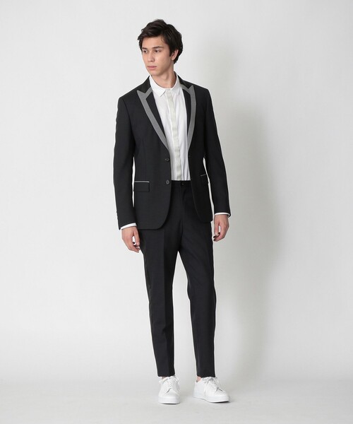 LOVELESS（ラブレス）の「ブロッキングピークドラペルジャケット  