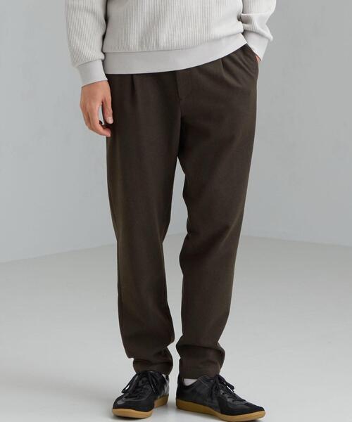 green label relaxing(グリーンレーベルリラクシング)の「2WAY ブラッシュツイル 1プリーツ ユーティリティー パンツ < 機能性 / ストレッチ >(その他パンツ・メンズ・ネイビー/ブラック/ダークブラウン/ダークグレー・S/M/L/XL)」の10枚目の写真
