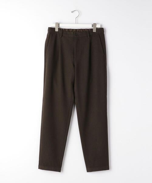 green label relaxing(グリーンレーベルリラクシング)の「2WAY ブラッシュツイル 1プリーツ ユーティリティー パンツ < 機能性 / ストレッチ >(その他パンツ・メンズ・ネイビー/ブラック/ダークブラウン/ダークグレー・S/M/L/XL)」の6枚目の写真