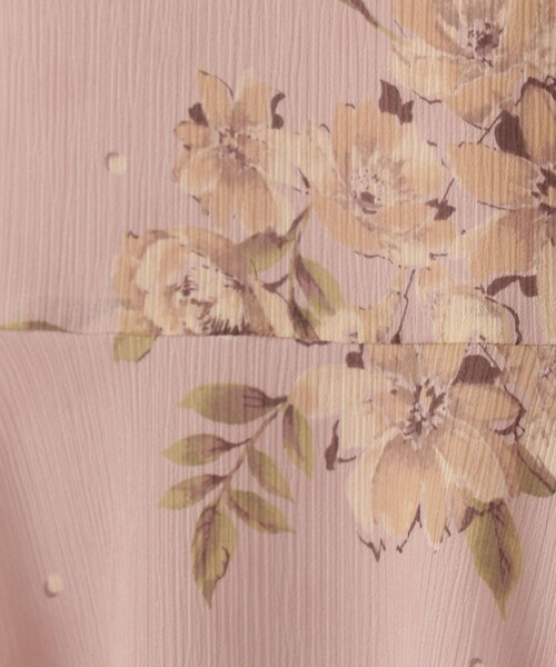 DEICYデイシーピンク 花柄 フリル裾 タイトスカート新品未使用 SKIRTS