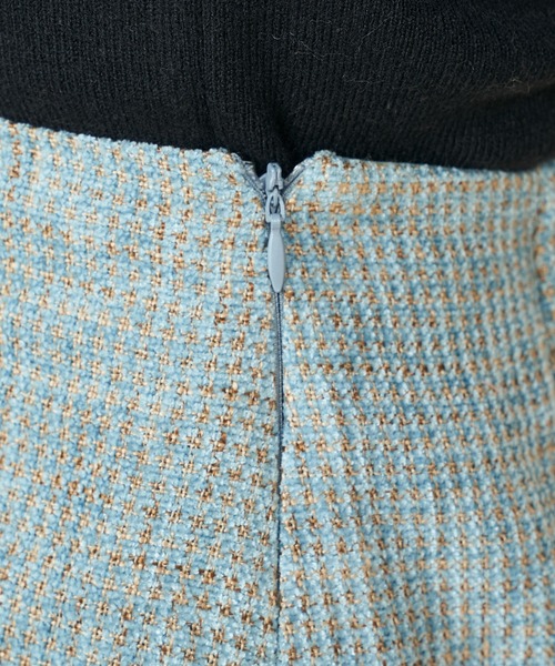 MIIA(ミーア)の「パイピングツィード台形スカート(スカート・レディース・ブラック/ピンク/ブルー・FREE)」の17枚目の写真