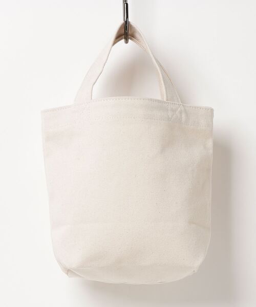 Maison Kitsune（メゾンキツネ）の「Cafe Tote Mini（トートバッグ・メンズ・キナリ/ブラック・U）」の3枚目の写真