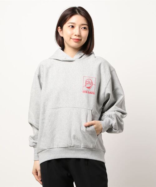 BEN DAVIS(ベンデイビス)の「BEN DAVIS LADIES HOODIE(パーカー・レディース・ベージュ/ブルー/ヘザーグレー/ブラック・MEDIUM)」の18枚目の写真