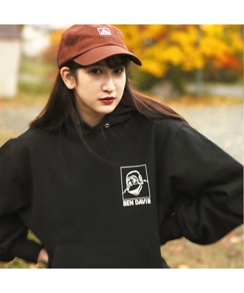 BEN DAVIS(ベンデイビス)の「BEN DAVIS LADIES HOODIE(パーカー・レディース・ベージュ/ブルー/ヘザーグレー/ブラック・MEDIUM)」の10枚目の写真