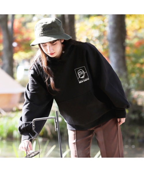 BEN DAVIS(ベンデイビス)の「BEN DAVIS LADIES HOODIE(パーカー・レディース・ベージュ/ブルー/ヘザーグレー/ブラック・MEDIUM)」の12枚目の写真