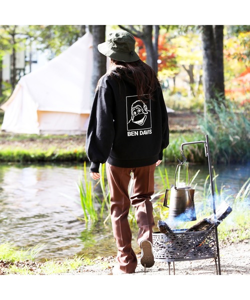 BEN DAVIS(ベンデイビス)の「BEN DAVIS LADIES HOODIE(パーカー・レディース・ベージュ/ブルー/ヘザーグレー/ブラック・MEDIUM)」の13枚目の写真