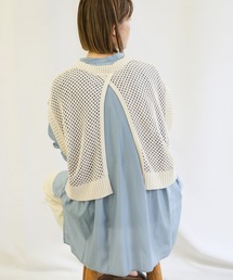 select MOCA | 2021 SS バックスリットサマーニットショートベスト(ベスト)