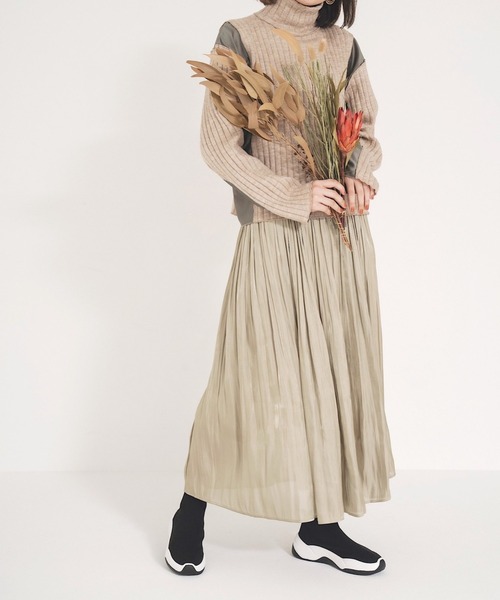Lucida(ルシーダ)の「【Naos】♯リブハイカットスニーカー(スニーカー・レディース・ブラック/ベージュ/グリーン・37/38/39/35/36)」の17枚目の写真