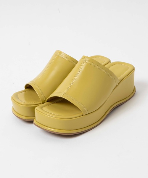 WEGO（ウィゴー）の「WEGO/厚底ミュールサンダル（サンダル・レディース・ホワイト/ブラック/ダークブラウン/グリーン/その他1/ホワイト系その他/シルバー・MEDIUM/LARGE）」の16枚目の写真