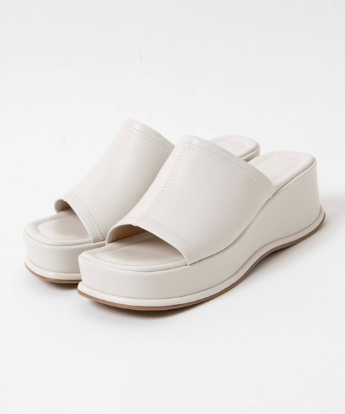 WEGO（ウィゴー）の「WEGO/厚底ミュールサンダル（サンダル・レディース・ホワイト/ブラック/ダークブラウン/グリーン/その他1/ホワイト系その他/シルバー・MEDIUM/LARGE）」の19枚目の写真