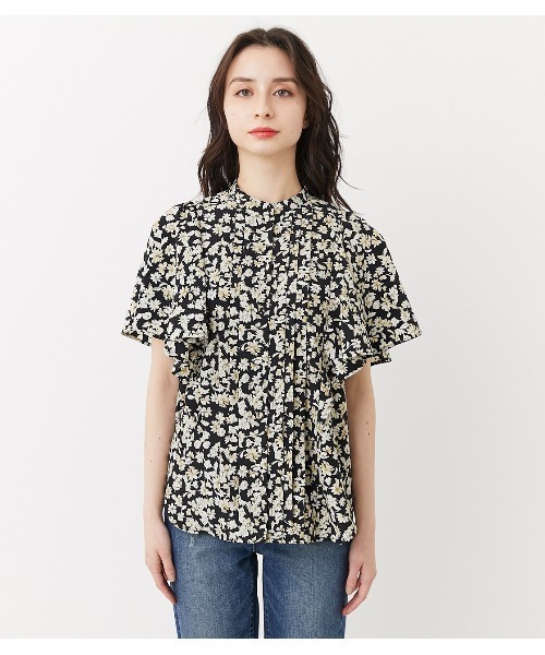 rienda(リエンダ)の「フレアスリーブパターンブラウス(シャツ/ブラウス・レディース・ホワイト/ブラック/ライム・FREE)」の19枚目の写真