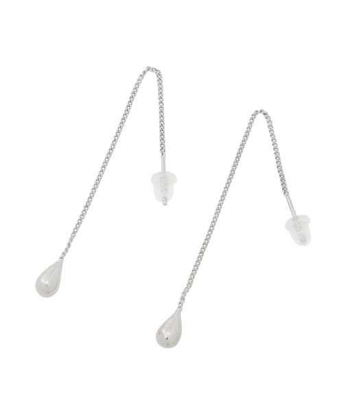 ADAM ET ROPE'（アダムエロペ）の「【LES BIJOUX】ティアドロップピアス（ピアス（両耳用）・レディース・ゴールド/シルバー・FREE）」の7枚目の写真