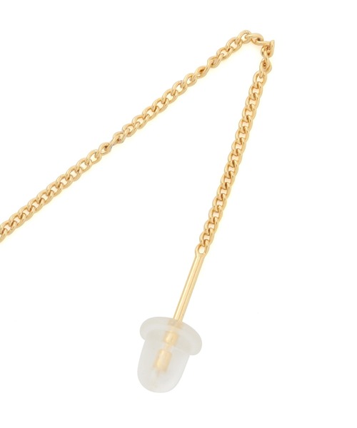 ADAM ET ROPE'（アダムエロペ）の「【LES BIJOUX】ティアドロップピアス（ピアス（両耳用）・レディース・ゴールド/シルバー・FREE）」の6枚目の写真