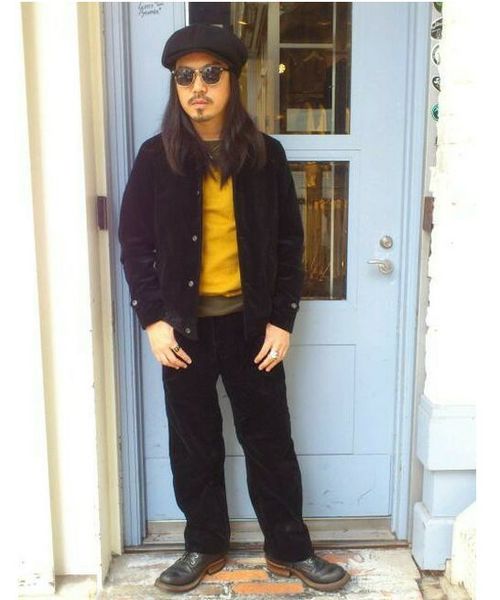 schott（ショット）の「Schott/ショット/CREW NECK SWEATER/クルーネック　セーター（Tシャツ/カットソー・メンズ・グレー/ネイビー/イエロー/バーガンディー・SMALL/LARGE/MEDIUM/X-LARGE）」の3枚目の写真