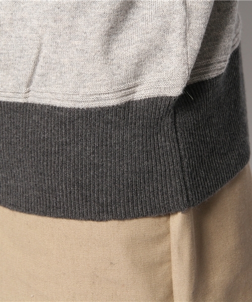 schott（ショット）の「Schott/ショット/CREW NECK SWEATER/クルーネック　セーター（Tシャツ/カットソー・メンズ・グレー/ネイビー/イエロー/バーガンディー・SMALL/LARGE/MEDIUM/X-LARGE）」の8枚目の写真