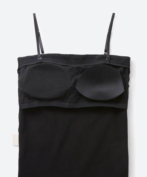 haco!（ハコ）の「もっとおしゃれが楽しくなる！見せても可愛いブラカップ付きキャミソール（キャミソール・レディース・ホワイト/グレー系その他/ブラック・SMALL/MEDIUM/LARGE/X-LARGE）」の19枚目の写真