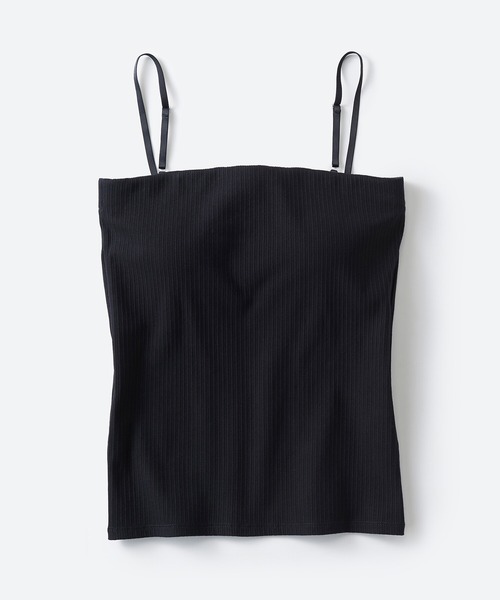 haco!（ハコ）の「もっとおしゃれが楽しくなる！見せても可愛いブラカップ付きキャミソール（キャミソール・レディース・ホワイト/グレー系その他/ブラック・SMALL/MEDIUM/LARGE/X-LARGE）」の11枚目の写真