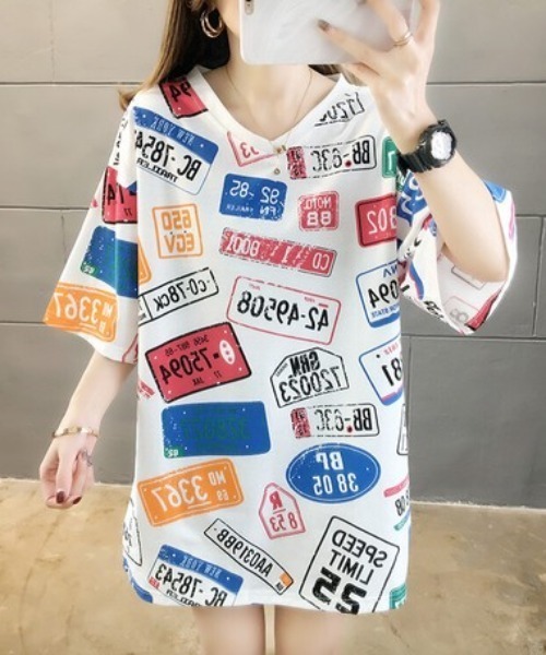 大きいサイズ Tシャツワンピース Ll 4l 韓国ファッション Tシャツ カットソー Sfw エスエフダブリュー のファッション通販 Zozotown