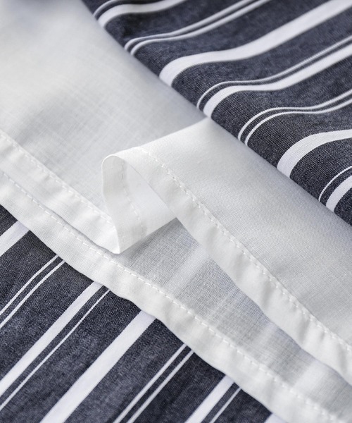 osharewalker（オシャレウォーカー）の「【廃盤】『ストライプ切替フレアスカート』（スカート・レディース・ネイビー・FREE）」の8枚目の写真