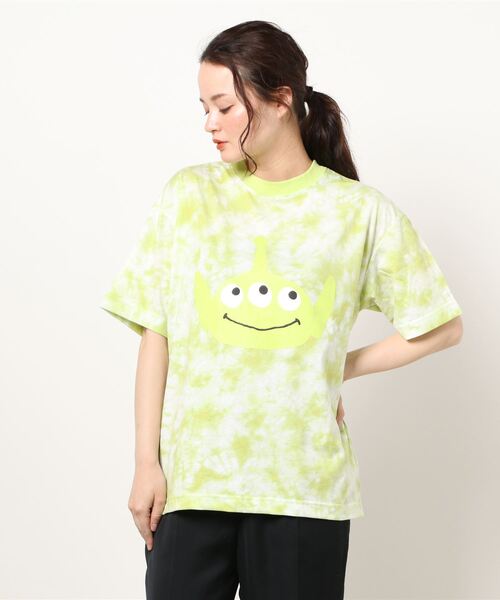 親子お揃い ディズニー Bigフェイスタイダイtシャツ 5003a Tシャツ カットソー Babydoll ベビードール のファッション トップス ディズニー