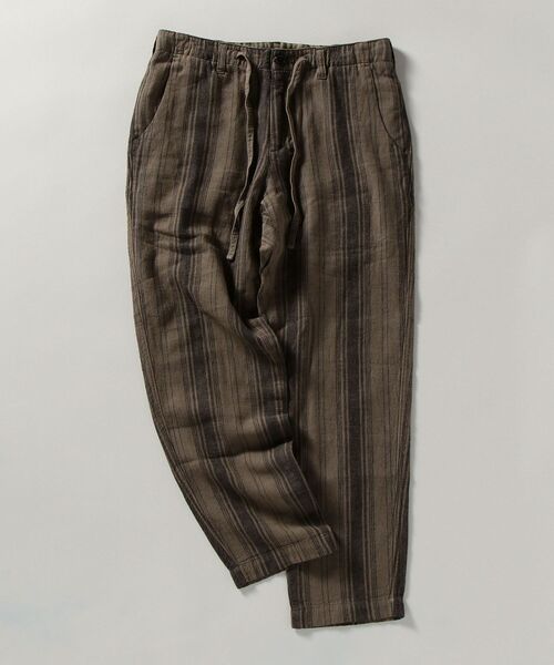 SHIPS(シップス)の「SHIPS: OVER DYE ストライプ イージーパンツ(その他パンツ・メンズ・ブラウン/オフホワイト・X-LARGE/MEDIUM/SMALL/LARGE)」の1枚目の写真