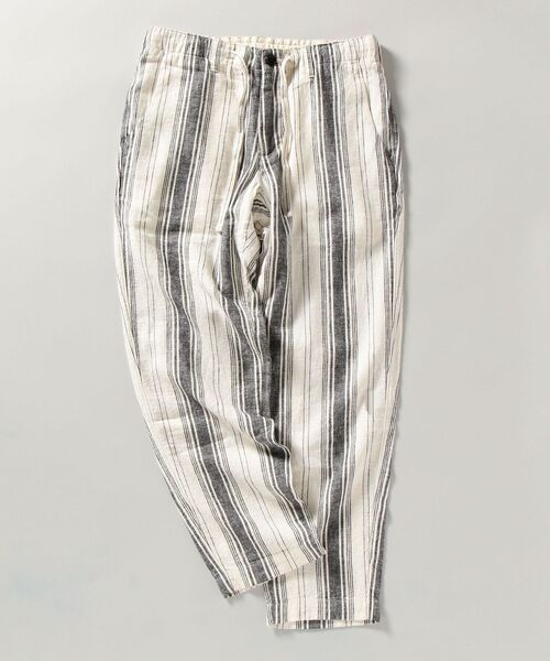 SHIPS(シップス)の「SHIPS: OVER DYE ストライプ イージーパンツ(その他パンツ・メンズ・ブラウン/オフホワイト・X-LARGE/MEDIUM/SMALL/LARGE)」の2枚目の写真