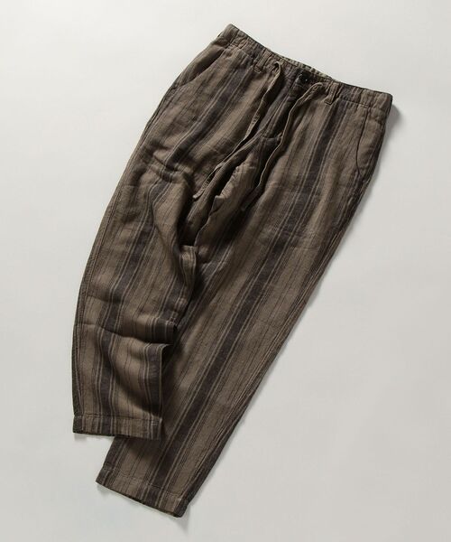 SHIPS(シップス)の「SHIPS: OVER DYE ストライプ イージーパンツ(その他パンツ・メンズ・ブラウン/オフホワイト・X-LARGE/MEDIUM/SMALL/LARGE)」の5枚目の写真