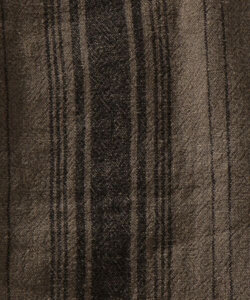 SHIPS(シップス)の「SHIPS: OVER DYE ストライプ イージーパンツ(その他パンツ・メンズ・ブラウン/オフホワイト・X-LARGE/MEDIUM/SMALL/LARGE)」の7枚目の写真