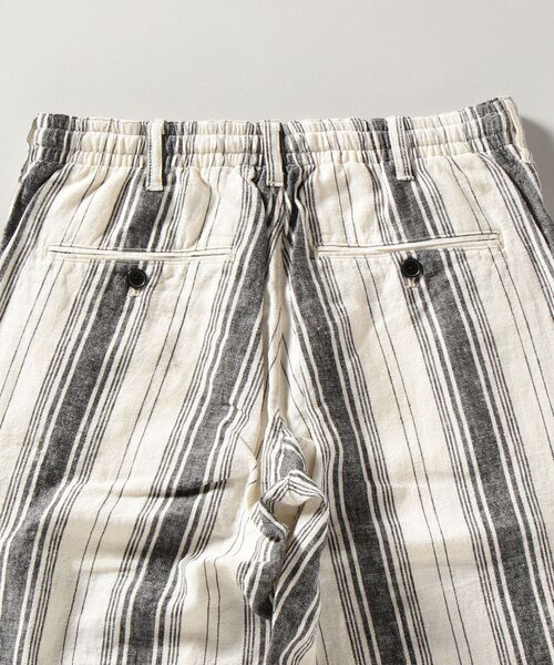 SHIPS(シップス)の「SHIPS: OVER DYE ストライプ イージーパンツ(その他パンツ・メンズ・ブラウン/オフホワイト・X-LARGE/MEDIUM/SMALL/LARGE)」の6枚目の写真