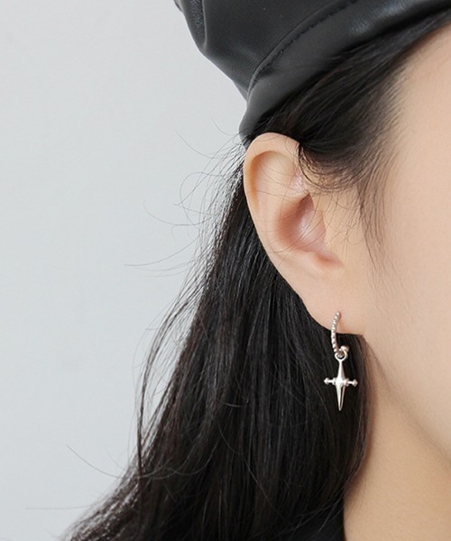 8(eight)(エイト)の「silver925 ピアス(ピアス(両耳用)・メンズ・D/E/F/G/H/J/K/L/M/N/O/P/R/B/C/A/I/Q/S・FREE)」の21枚目の写真