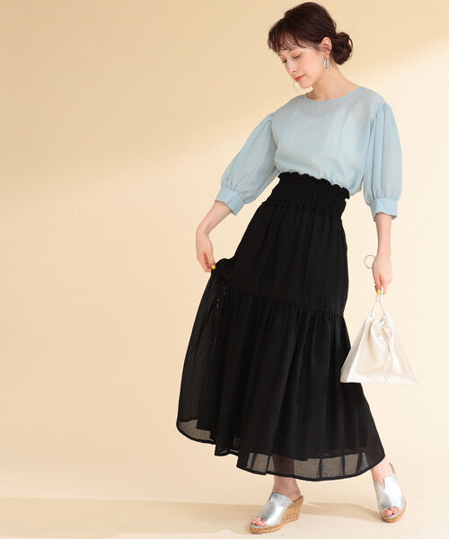 Ray BEAMS メッシュティアードスカート Ray BEAMS（レイビームス）の「Ray BEAMS / メッシュ ティアード