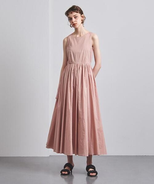 MARIHA（マリハ）の「＜MARIHA（マリハ）＞LADY MAXI ノースリーブ ワンピース◆（ワンピース・レディース・ライトピンク/コバルトブルー・40/38/36）」の3枚目の写真