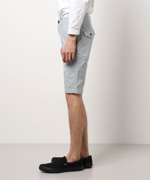 PAZZO（パッゾ）の「【PAZZO】 BJドビークロス ショートPT（その他パンツ・メンズ・ホワイト/ライトグレー/ネイビー・44/50/40/48）」の5枚目の写真