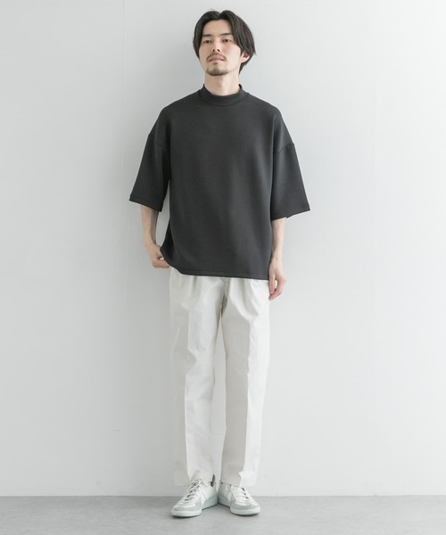 URBAN RESEARCH（アーバンリサーチ）の「モダールダンボールハイネックTシャツ（Tシャツ/カットソー・メンズ・ブルー系その他/ブラウン系その他/ブラック/ベージュ系その他・MEDIUM/LARGE）」の8枚目の写真