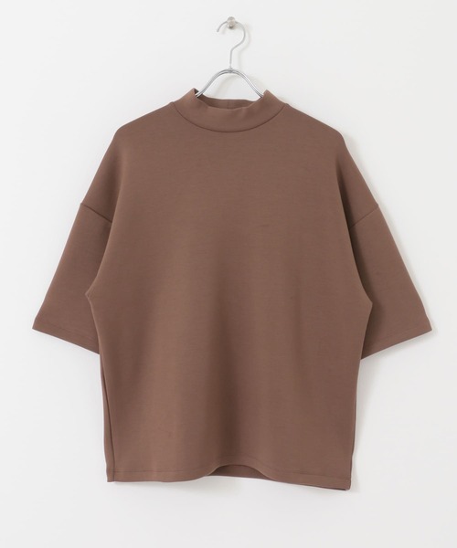 URBAN RESEARCH（アーバンリサーチ）の「モダールダンボールハイネックTシャツ（Tシャツ/カットソー・メンズ・ブルー系その他/ブラウン系その他/ブラック/ベージュ系その他・MEDIUM/LARGE）」の6枚目の写真