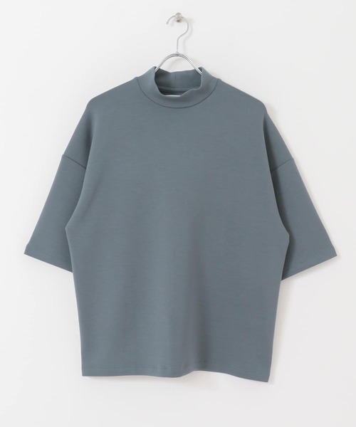 URBAN RESEARCH（アーバンリサーチ）の「モダールダンボールハイネックTシャツ（Tシャツ/カットソー・メンズ・ブルー系その他/ブラウン系その他/ブラック/ベージュ系その他・MEDIUM/LARGE）」の13枚目の写真