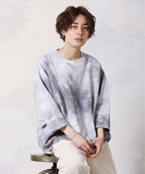 ACE SHOP(エースショップ)の「ドルマンハーフスリーブ 裏毛プルオーバー(スウェット・メンズ・ベージュ/サックスブルー/グレー/ブラック/グリーン系その他・FREE)」の22枚目の写真