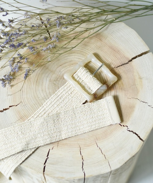 RETRO GIRL(レトロガール)の「ナチュラルベルト(ベルト・レディース・その他/アイボリー・FREE)」の1枚目の写真