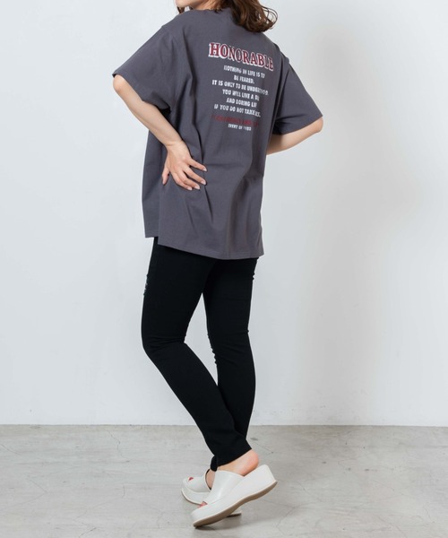 WEGO（ウィゴー）の「WEGO/ヴィンテージライクプリントTシャツ（Tシャツ/カットソー・レディース・ブラック系その他/カーキ/ベージュ/スミクロ/グリーン系その他/その他1/その他2/ダークベージュ・MEDIUM/SMALL）」の14枚目の写真